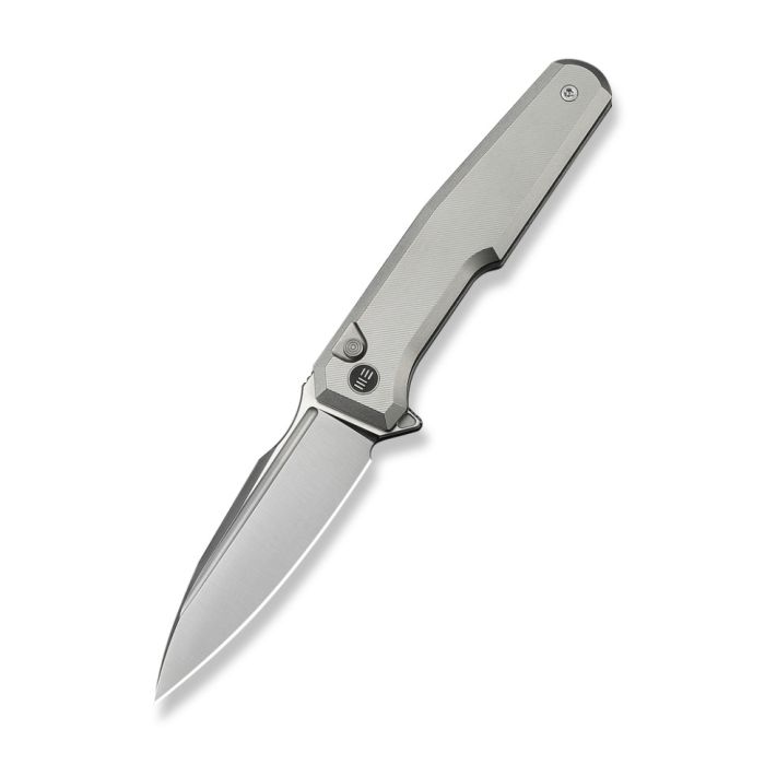 Ніж складаний туристичний Weknife Dressytak (8.6 см) Bohler M390 / Titanium сірий
