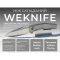 Ніж складаний туристичний Weknife Dressytak (8.6 см) Bohler M390 / Titanium сірий