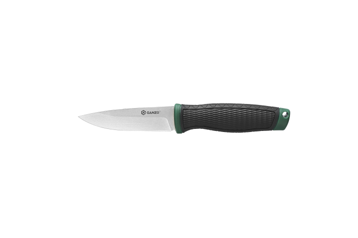 Ніж складаний туристичний Ganzo G806 (9.8 см) 8CR14 / PP+TPR зелений з чохлом