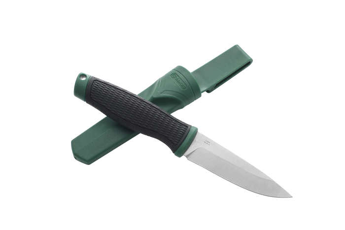 Ніж складаний туристичний Ganzo G806 (9.8 см) 8CR14 / PP+TPR зелений з чохлом