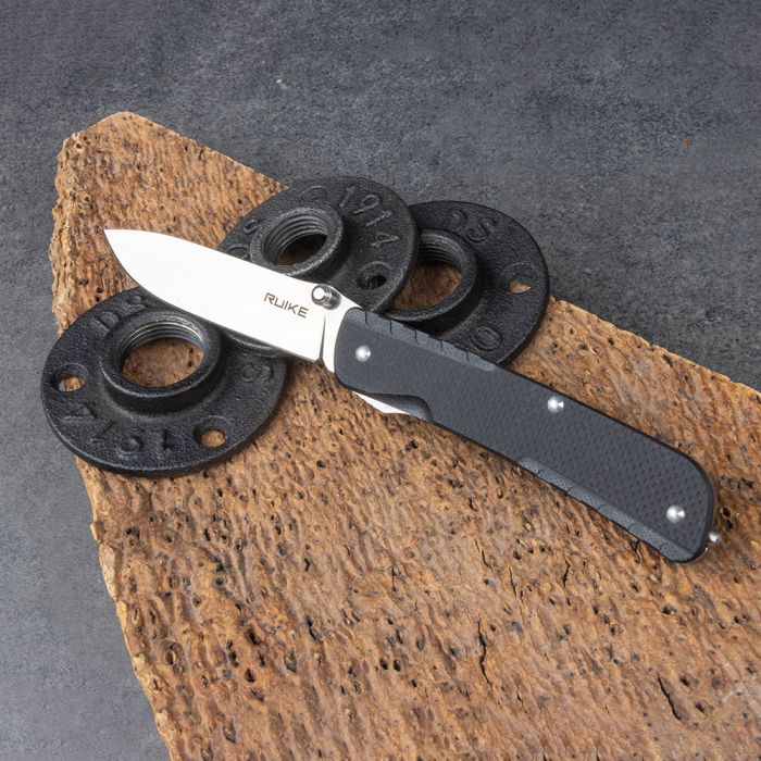 Багатофункціональний ніж Ruike Trekker LD32-B, (8.5 см) 12C27 / G10 чорний, 11 інстр.