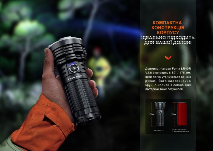 Фонарь ручной Fenix ​​LR40R V2.0