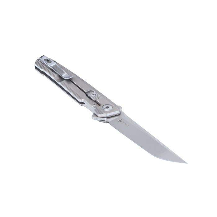 Ніж складаний туристичний Ruike M126-TZ, (9.1 см) steel 154СМ / TC4 (титан) сірий