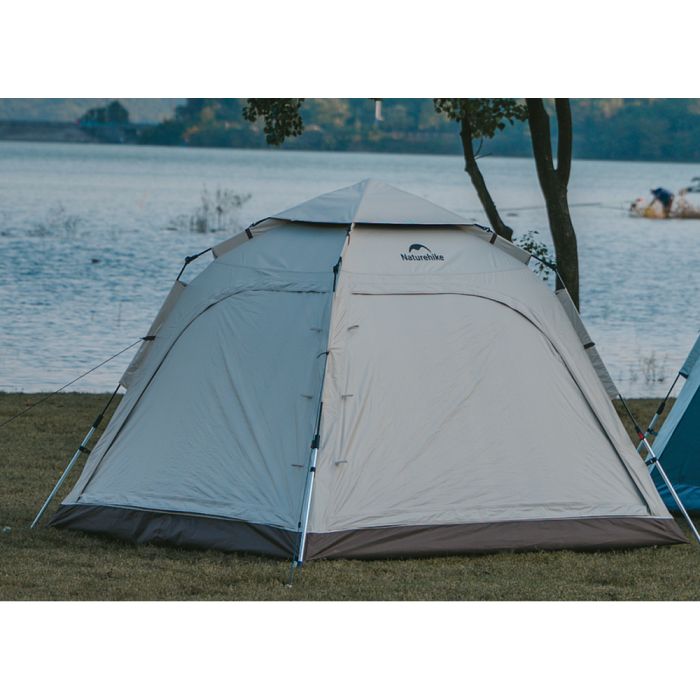 Намет чотиримісний автоматичний Naturehike Ango CNK2550WS010, коричневий
