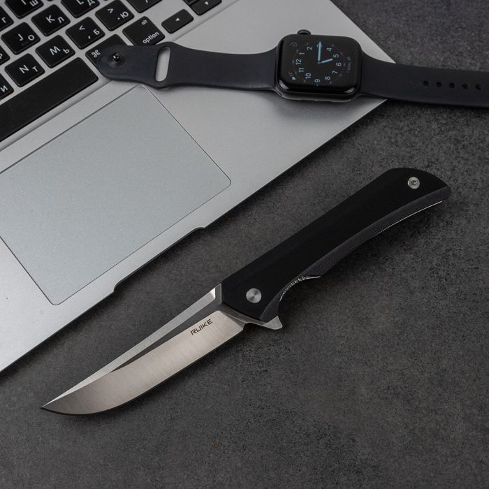 Ніж складаний туристичний Ruike Hussar P121-B, (9.2 см) 14C28N / G10 чорний