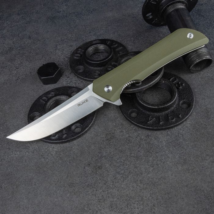 Ніж складаний туристичний Ruike Hussar P121-G, (9.2 см) 14C28N / G10 зелений