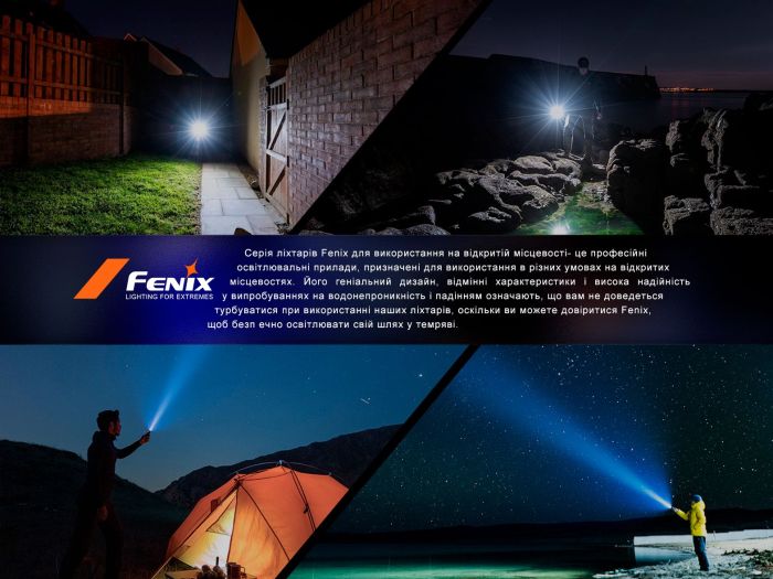 Ліхтар ручний Fenix PD40R V3.0, 3000 lm