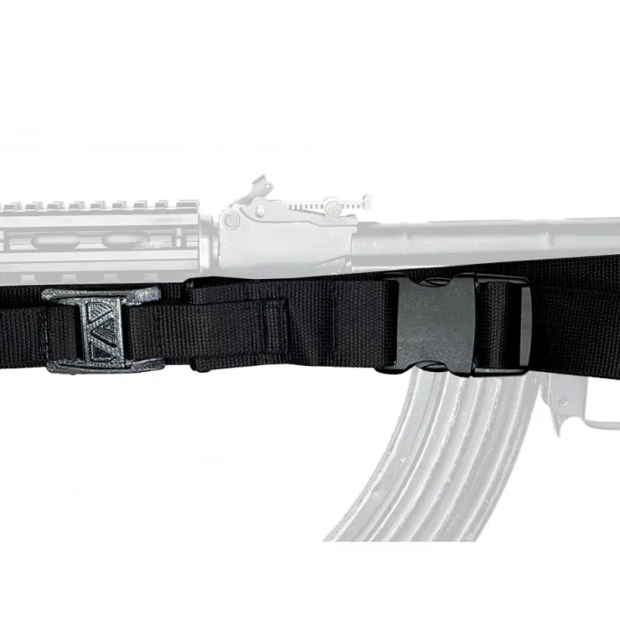 Тактичний триточковий ремінь DANAPER Silent Sling Black