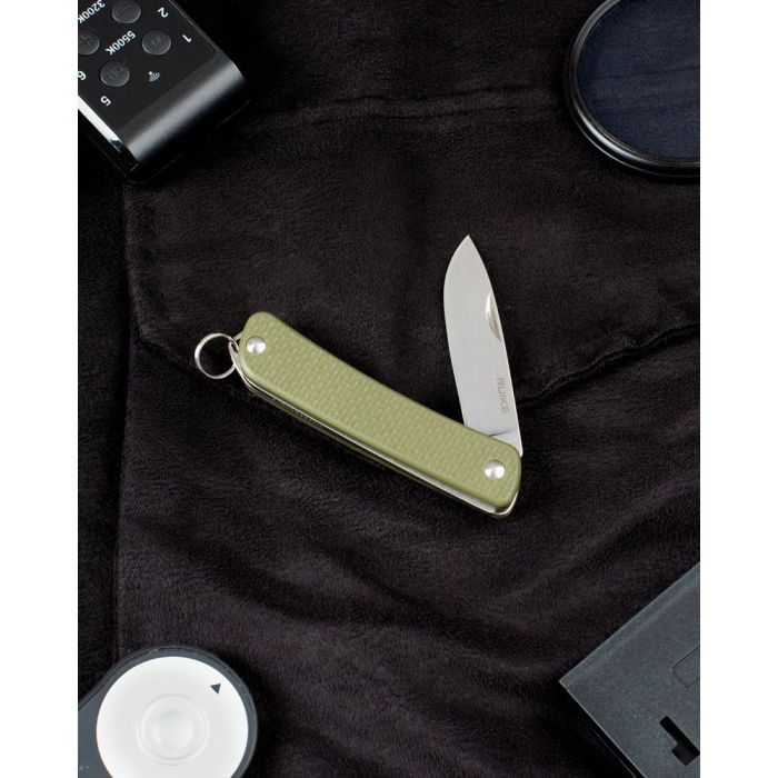Багатофункціональний ніж Ruike Criterion S11, (5.3 см) 12C27 / G10 зелений