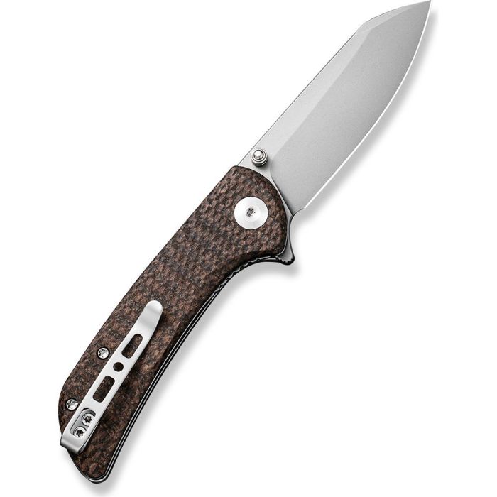 Ніж складаний кишеньковий Sencut Fritch, (7.6 см) 9Cr18MoV / Micarta коричневий