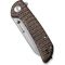 Ніж складаний кишеньковий Sencut Fritch, (7.6 см) 9Cr18MoV / Micarta коричневий