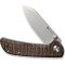 Ніж складаний кишеньковий Sencut Fritch, (7.6 см) 9Cr18MoV / Micarta коричневий