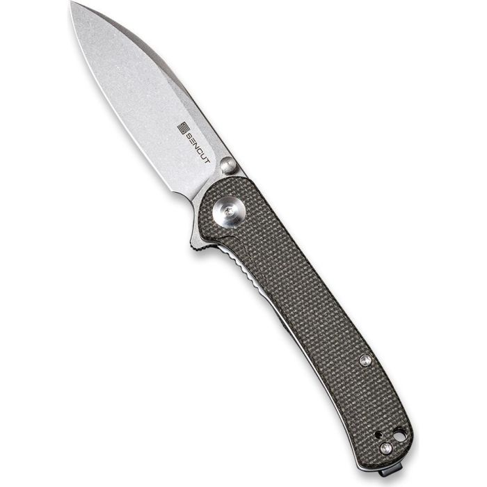 Ніж складаний кишеньковий Sencut Scepter, (7.5 см) 9Cr18MoV / Micarta сірий