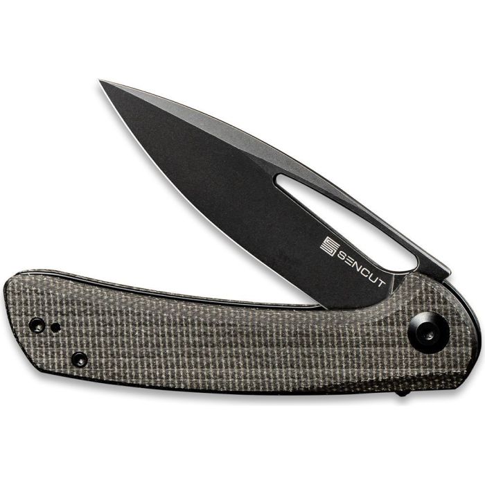 Ніж складаний туристичний Sencut Honoris, (8.8 см) 9Cr18MoV / Micarta сірий