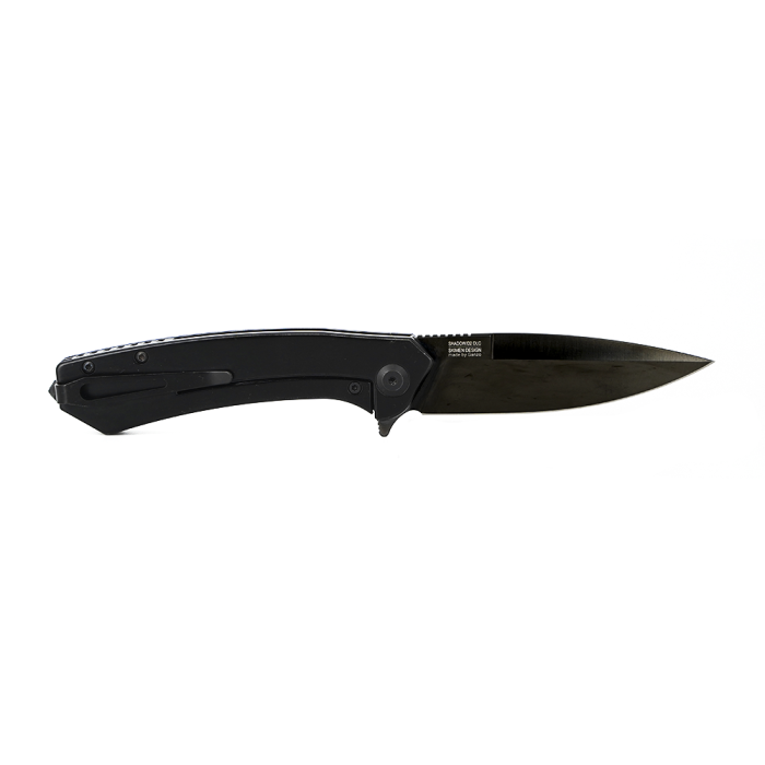 Нiж туристичний Adimanti SHADOW by Ganzo (Skimen design) (8.5 см) D2 / G10 чoрний клинок
