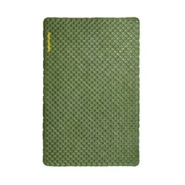 Матрац туристичний надувний двомісний  Naturehike CNK2450WS014, надлегкий, 200х132х8 см, зелений  із мішком для надування