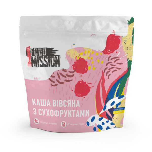 Каша вівсяна з сухофруктами