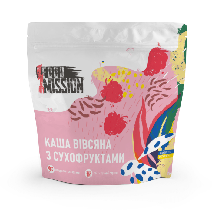 Каша вівсяна з сухофруктами