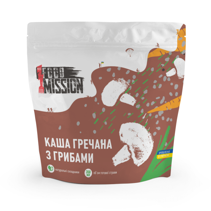 Каша гречана з грибами